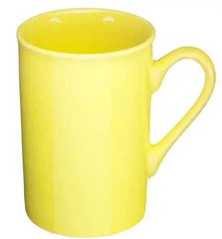 Old Amsterdam Lemon Yellow Ceramic Bistro Tea Mug 1