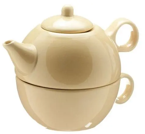 Old Amsterdam Sahara Single-Serve Tea Set: 1-Cup Teapot + Matching Mug 1