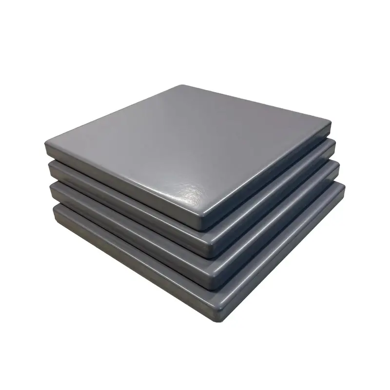 Old Stone Pizza Kitchen 4-Piece Grey Glazed Cordierite Square Pizza Stones (7.5-Inch) 1