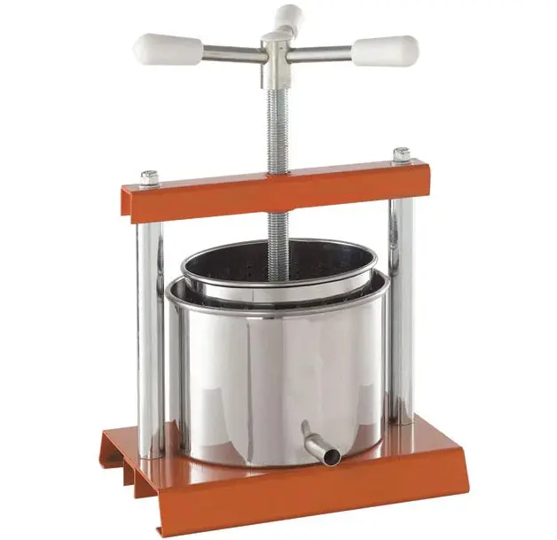 Omac Torchietto Manual Fruit & Vegetable Press – 20 Cm (8 In) Heavy-Duty Stainless Steel 1