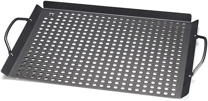 Outset 7" X 11" Non-Stick Grill Grid With Comfort Handles 1