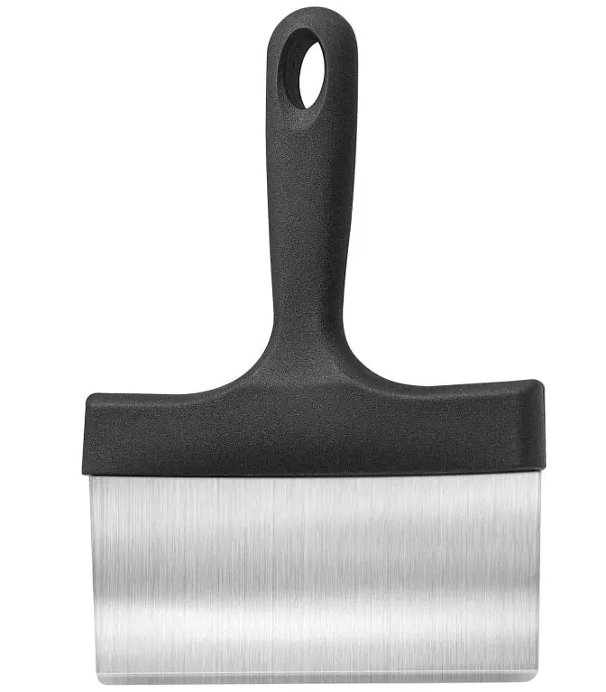 Outset Griddle Cleaning Scraper – Heavy-Duty Stainless Steel Tool With Ergonomic Handle 1