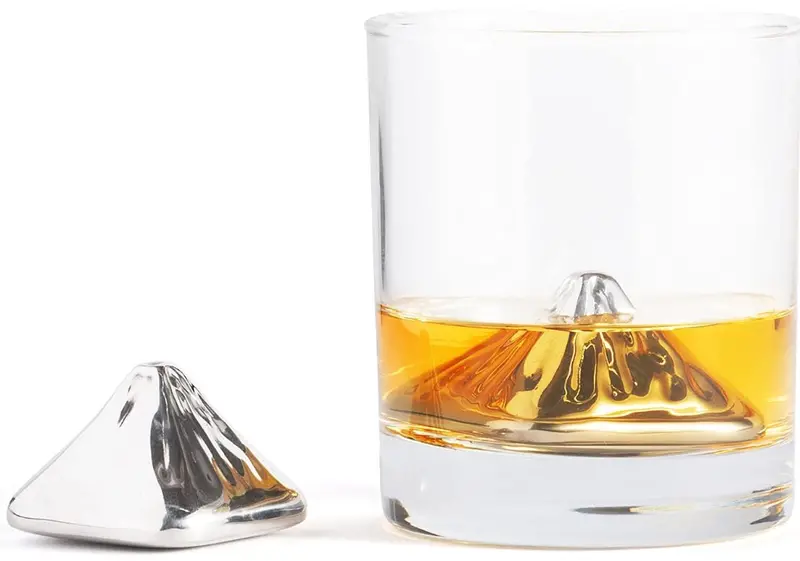 Outset Mountain Top Whiskey Chillers – Set Of 2 Granite Stones For Chilling Spirits 1