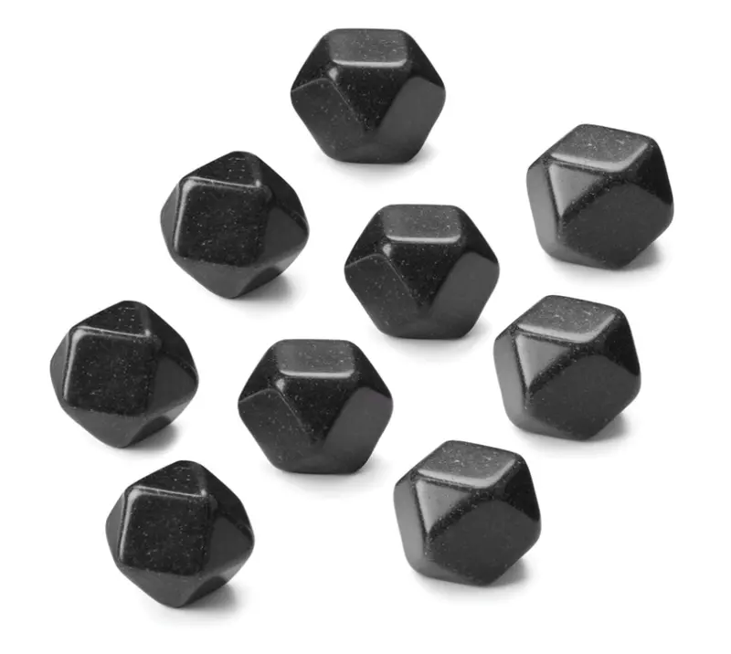 Outset Natural Granite Whiskey Chilling Stones – Reusable Set Of 9 1