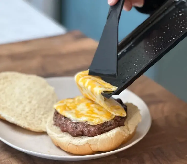 Outset Raclette Pan With Scraper – Cheese Melting Grill Accessory 1