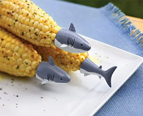 Outset Shark-Designed Corn Holders (Set Of 8) 1