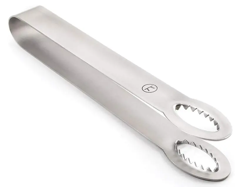Outset Stainless Steel Ice Tongs – Precision-Grip Serving Tool 1