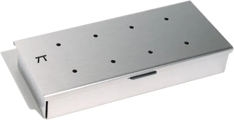 Outset Stainless Steel Smoking Box For Wood Chips – Durable Grill Accessory 1