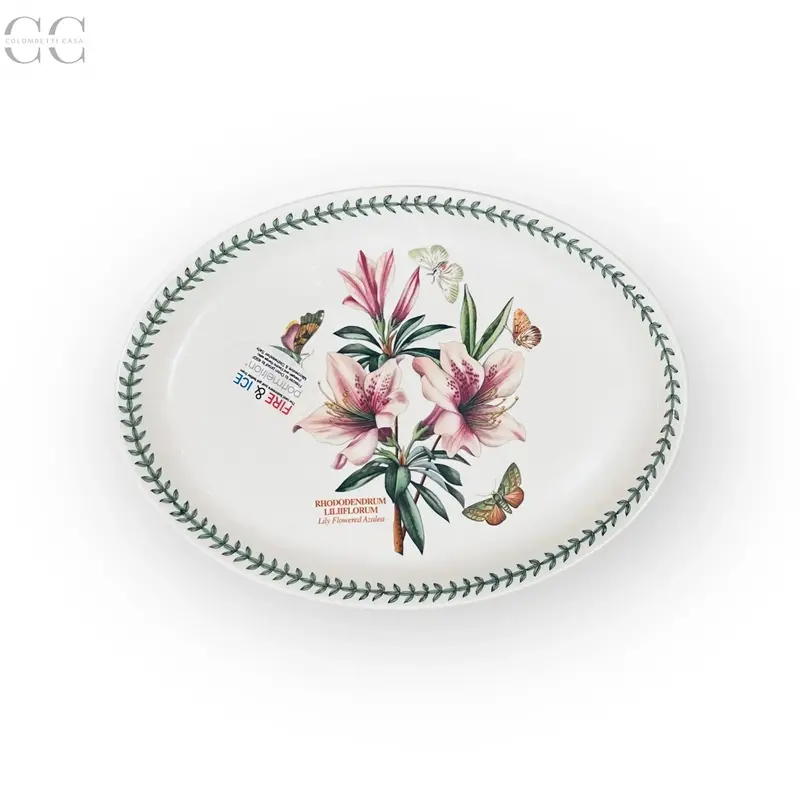 Oval Botanic Garden Ceramic Serving Plate By Portmeirion 1