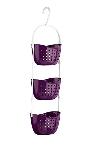Over-Cabinet Plastic Storage Basket – Adjustable Kitchen Or Bathroom Organiser For Doors And Screens 1