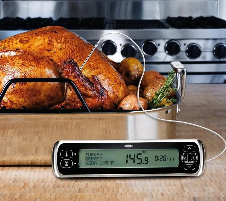 Oxo Chef’S Programmable Leave-In Meat Thermometer 1