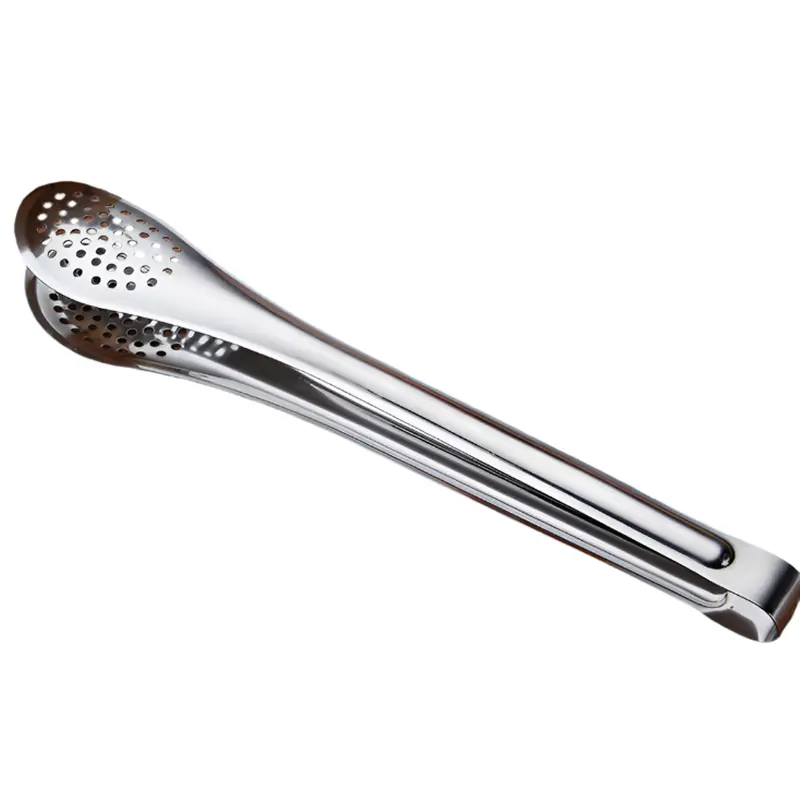 Perforated Stainless Steel Scallop Tongs 1