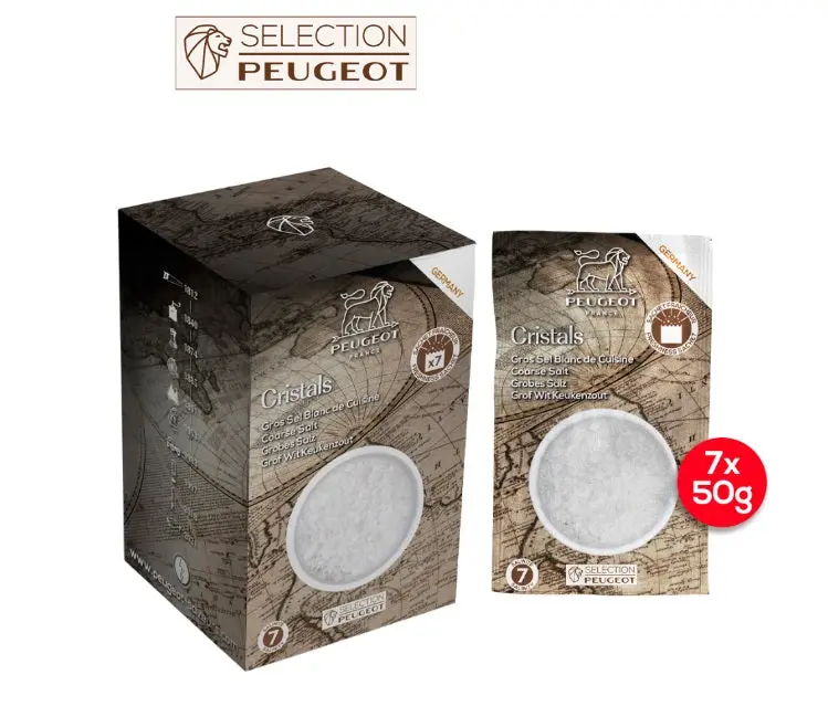 Peugeot German Coarse Sea Salt – 350G Premium Crystal Salt 1
