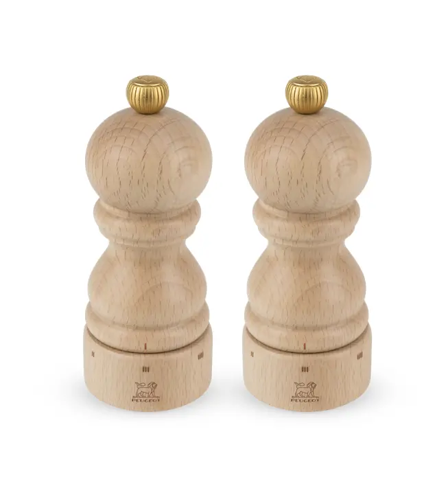 Peugeot Paris U'Select Natural Wood Salt & Pepper Mill Set (5" / 13 Cm) 1