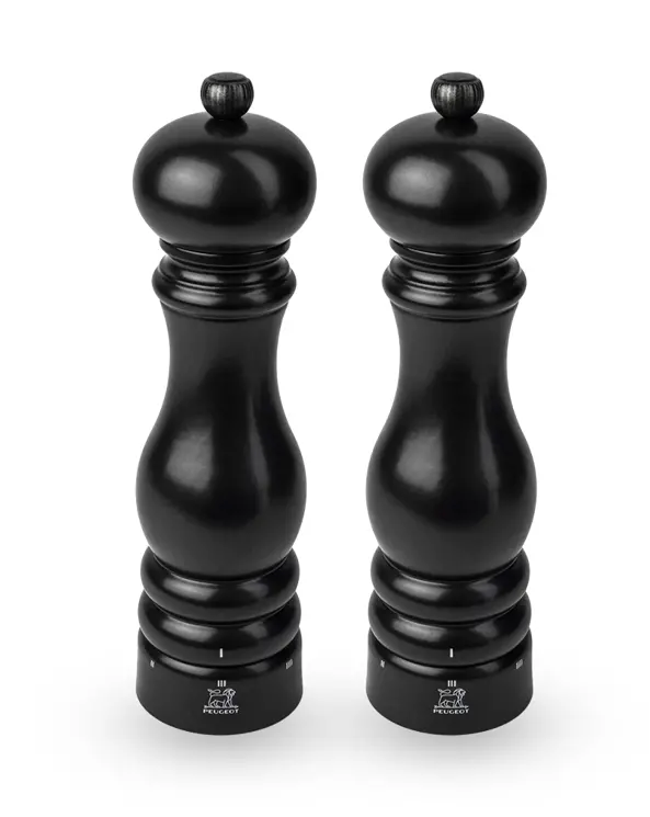Peugeot Paris U'Select Satin Black Salt & Pepper Grinder Set (9" / 23 Cm) 1