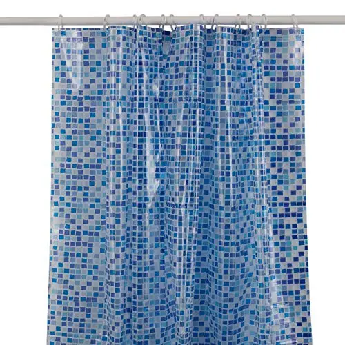 Peva Shower Curtain Liner – Mold & Mildew Resistant, Pvc-Free, Chlorine-Free Bathroom Liner With Hooks (180X180 Cm) 1