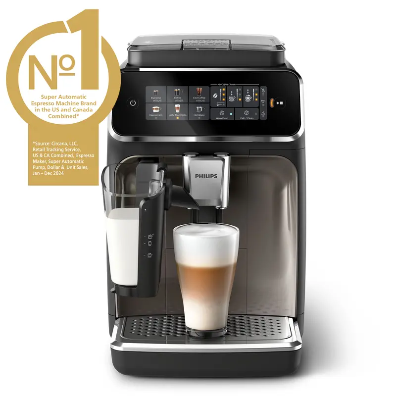 Philips 3300 Series Fully Automatic Espresso Machine With Lattego System 1