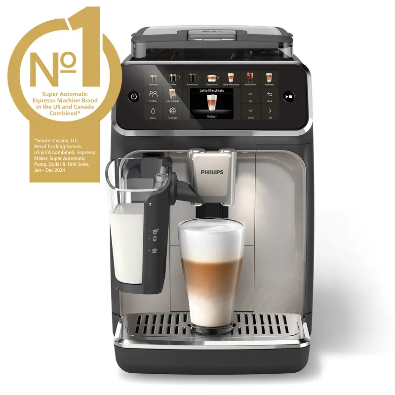 Philips 5500 Series Fully Automatic Espresso Machine With Advanced Lattego 1