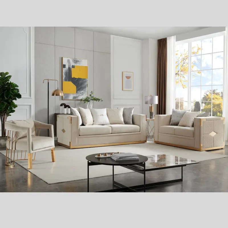Plush Luxe Sofa Set For Ultimate Comfort 1