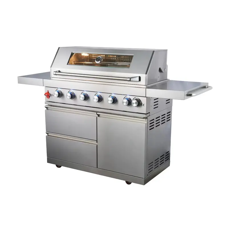 Portable Multi-Compartment Salamander Grill 1