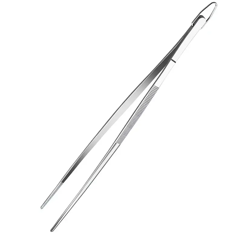 Precision Stainless Steel Chef Tweezers – 12 Inch 1
