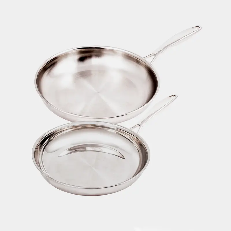 Premium Clad 2-Piece Stainless Steel Set – Dual-Purpose Cookware 1