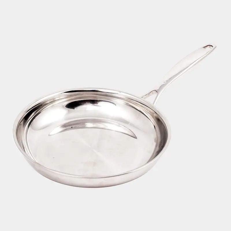 Premium Clad Fry Pan – Induction-Compatible Stainless Cookware 1