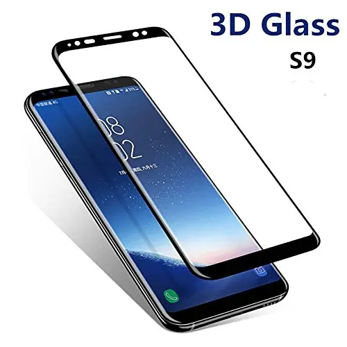 Premium Full-Coverage Tempered Glass Screen Protector For Samsung Galaxy S9 – Matte Black Finish, Ultra-Thin Fit 1