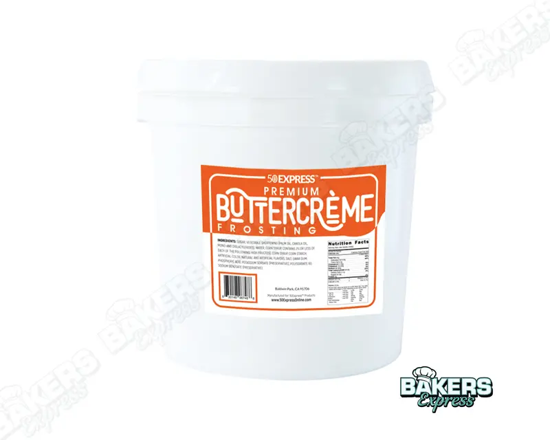 Premium White Buttercream Frosting By 50Express 1