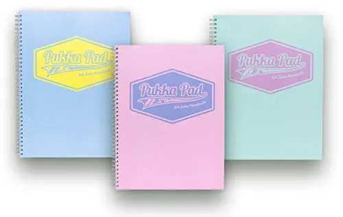 Pukka Pad Pastel Jotta Notepad – A4 Size, 3-Pack Assortment 1