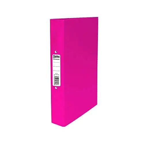 Pukka Pads A4 Pink Ring Binders – Pack Of 10 Durable Presentation Folders With Clear View Spine 1