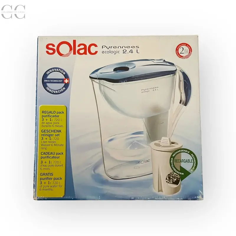 Pyrenees Filter Carafe – Solac Premium Water System 1