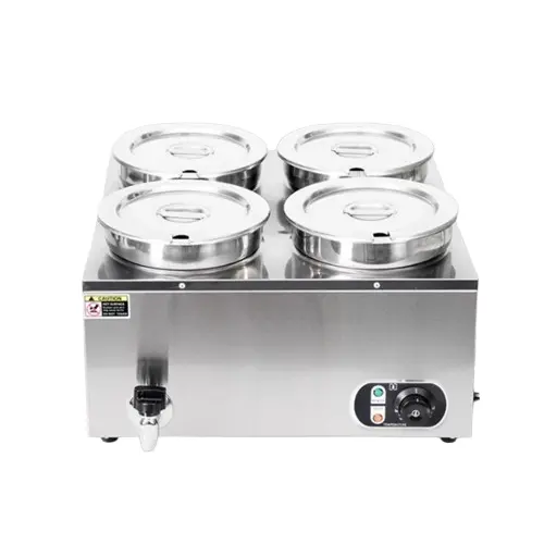 Quad-Zone Commercial Soup Warmer For Buffets 1