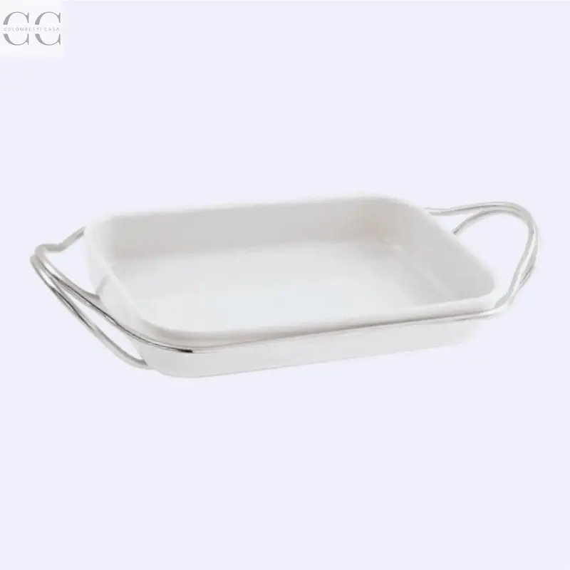 Rectangular Baking Dish With Metal Frame – Sambonet Living Collection 1