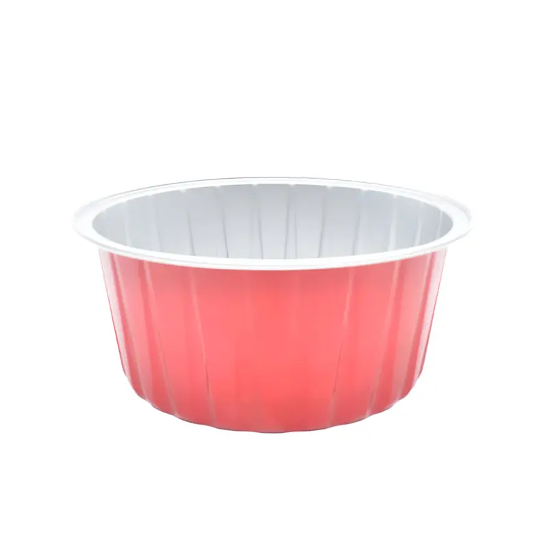 Red Round Foil Containers With Lids – Vibrant 10-Pack For Valentine’S, Holidays, Or Themed Events (Cl079-A) 1