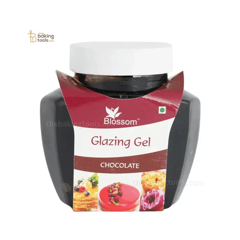 Rich Chocolate Glazing Gel By Blossom – 250G Smooth, Pourable Dessert Coating 1