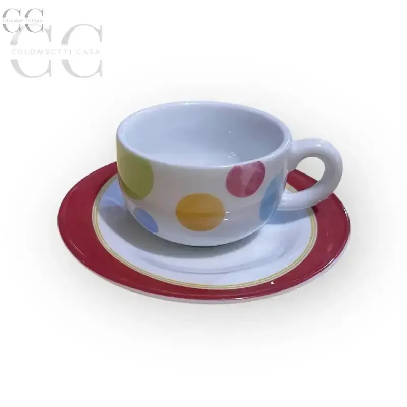 Richard Ginori Espresso Cup Set – 6-Piece Polka Dot Porcelain Collection From Laveno Manufactory 1
