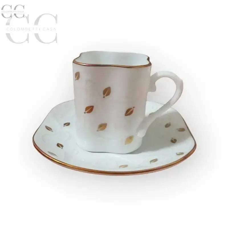 Richard Ginori Gold-Foliage Espresso Cup 1