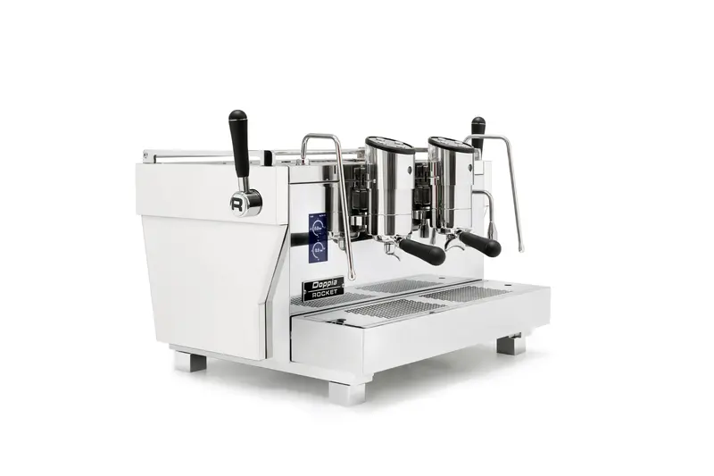 Rocket Re Doppia Dual-Group Commercial Espresso Machine – White Finish 1