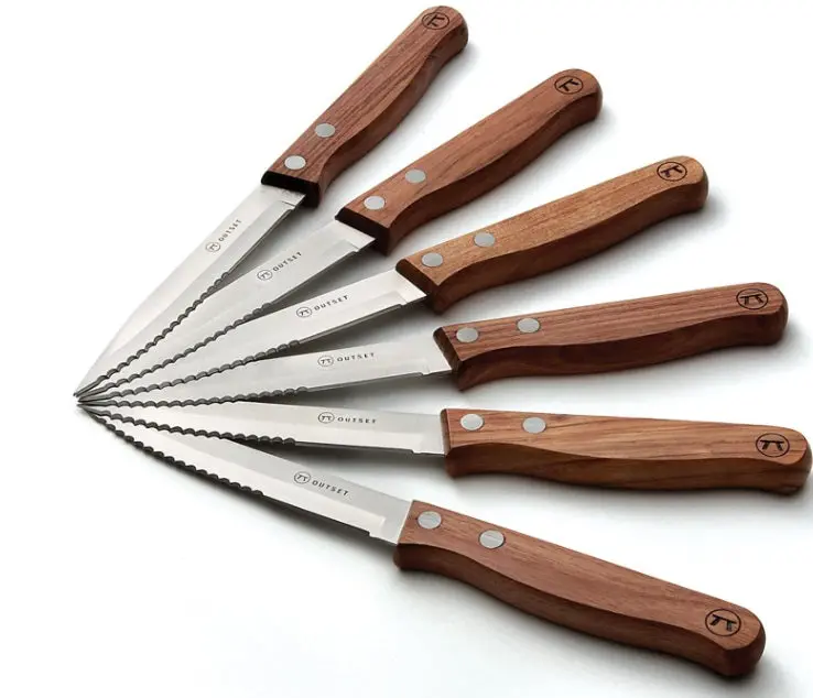 Rosewood Steak Knife Collection – Set Of Six 1