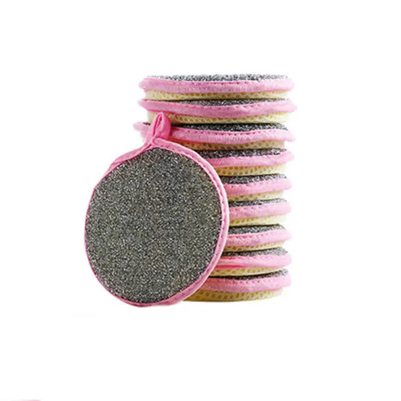 Round Dual-Purpose Sponge For Cleaning & Exfoliation 1