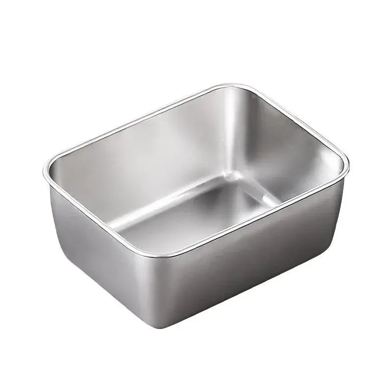 Rounded-Edge Gastronorm Metal Storage Container 1