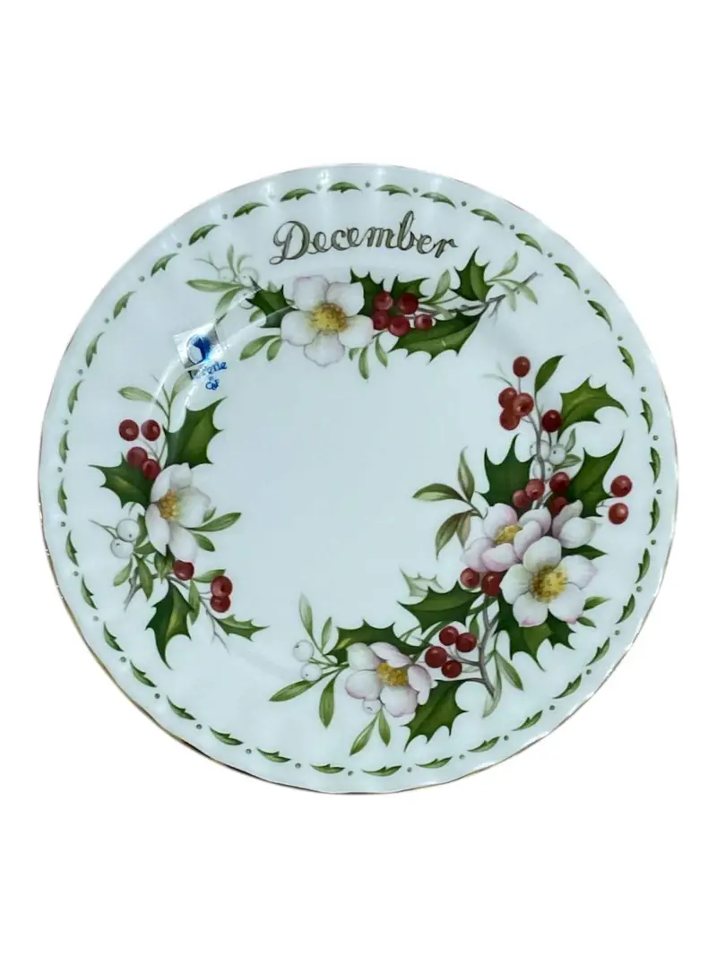Royal Albert December Floral Dessert Plate 1