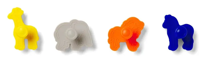 Safari Animal Pie Crust Cutters – Fox Run Decorative Set 1