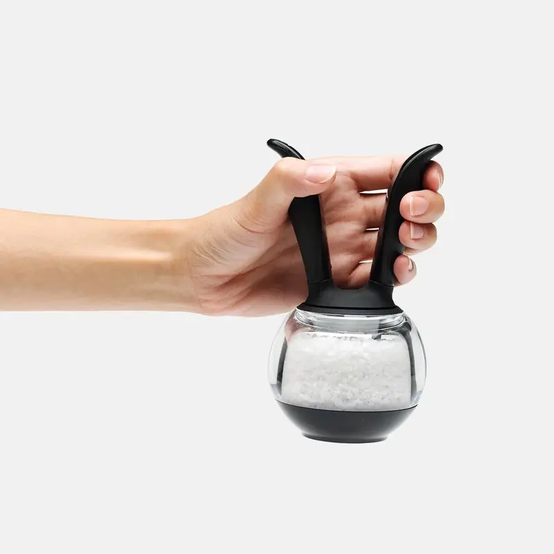 Saltball Adjustable Ceramic Salt Grinder – Elegant Tabletop Mill 1