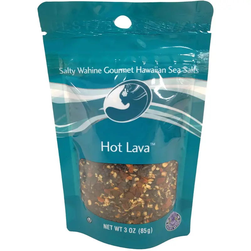 Salty Wahine Hot Lava Garlic Sea Salt 1