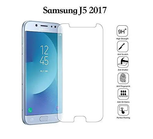 Samsung Galaxy J5 (2017) Tempered Glass Screen Protector – Pack Of 2, Hd Clarity Film 1