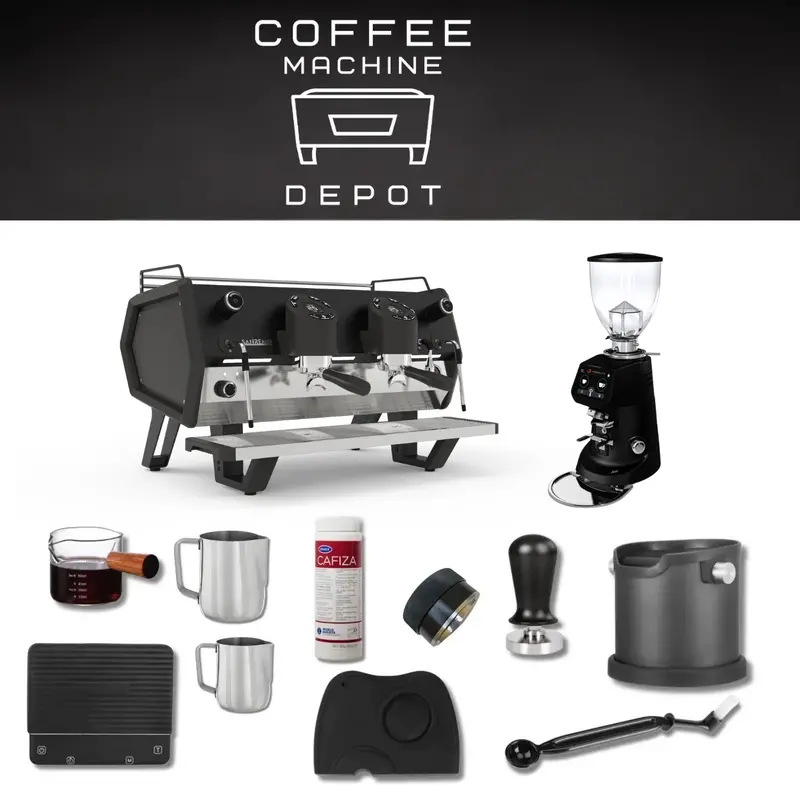 Sanremo D8 Pro Dual-Group Espresso Machine With Fiorenzato F64E Grinder Bundle 1