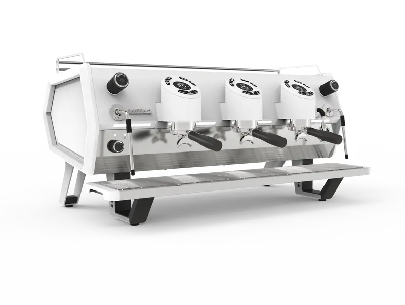 Sanremo D8 Pro Three-Group Espresso Machine – All-White Design 1
