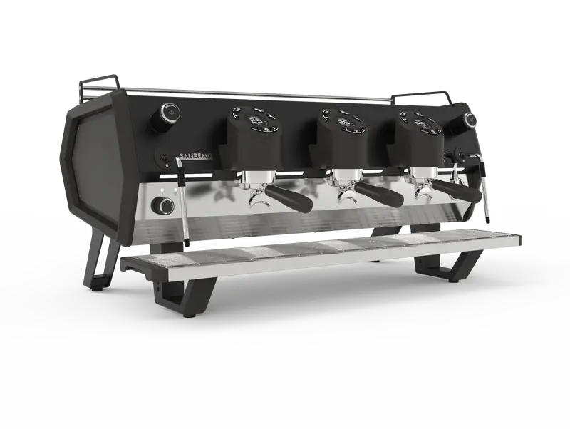 Sanremo D8 Pro Three-Group Espresso Machine – Matte Black Finish 1